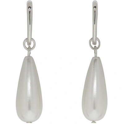 Shop Sophie Buhai Silver Pearl Teardrop Earrings