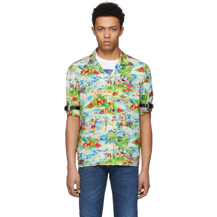 dsquared2 hawaiian shirt