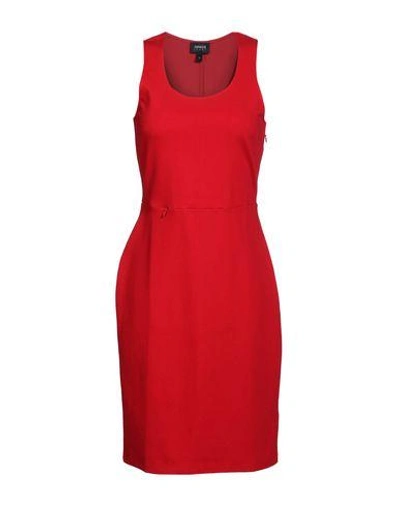 Shop Armani Jeans Short Dresses In Red