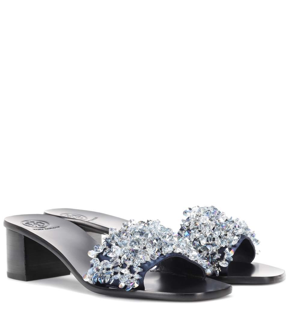 tory burch logan embellished sandal