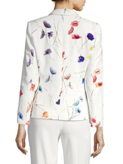 Shop Escada Brikenab Floral Sequin Jacket In Multi