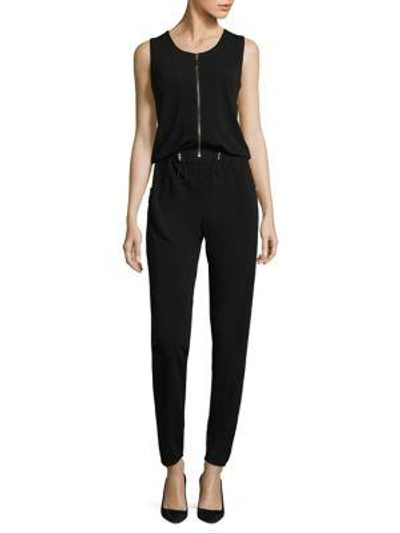 Escada Sport Tippera Zip-front Jumpsuit In Black | ModeSens
