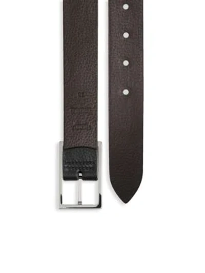 Shop Shinola Four-notch Leather Belt In Black