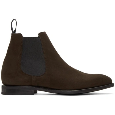 Shop Church's Brown Suede Prenton Chelsea Boots In F0aev