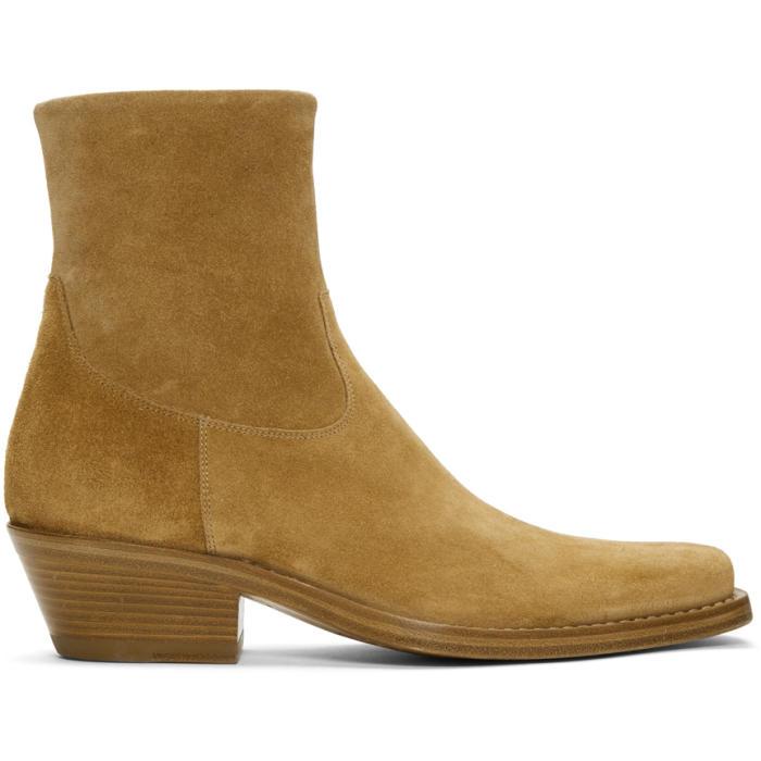 suede calvin klein boots