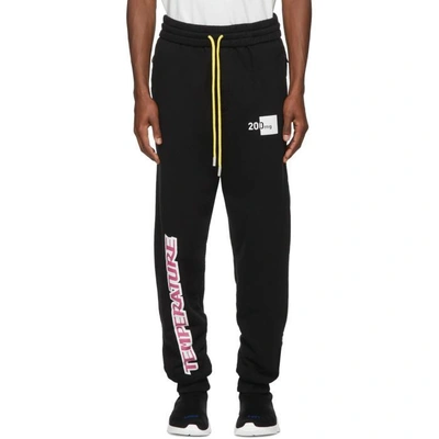 Shop Off-white Black Temperature Lounge Pants In Black/red