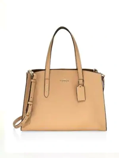 Shop Coach Charlie Leather Carryall In Beechwood