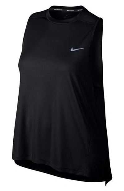 Shop Nike Dry Miler Tank In Black