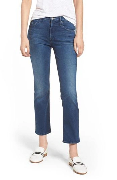Shop Mother The Outsider Crop Bootcut Jeans In Fast Times