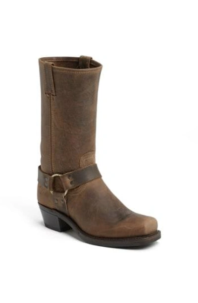 Shop Frye 'harness 12r' Leather Boot In Tan