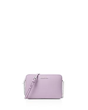 michael kors jet set crossbody purple