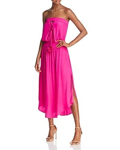 Shop Ramy Brook Stephanie Strapless Dress In Mystic Pink