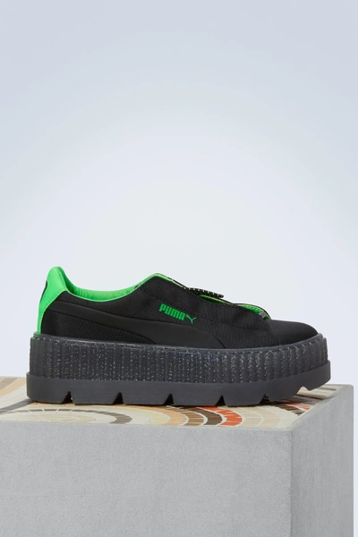 Shop Fenty X Puma Cleated Creepers In Black