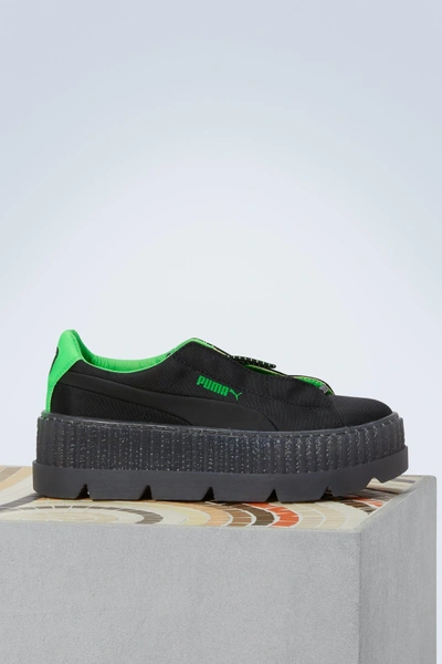 Fenty X Puma Fenty Puma By Rihanna Ridge Platform Sneakers In Black |  ModeSens