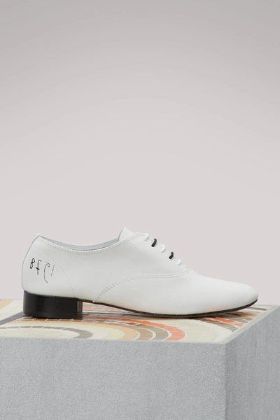 Shop Repetto Zizi Ad Brogues In Blanc