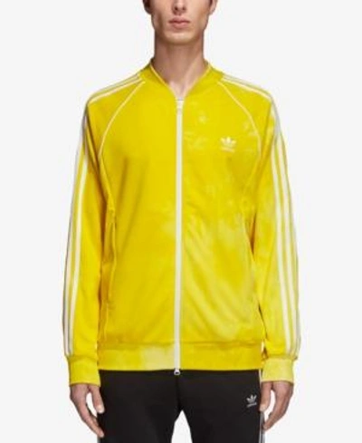 Adidas Originals Men's Adias Originals Pharrell Williams Hu Holi Superstar Track  Jacket, Yellow | ModeSens