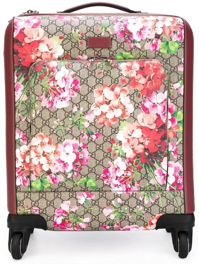 Shop Gucci Gg Blooms Supreme Carry-on Case