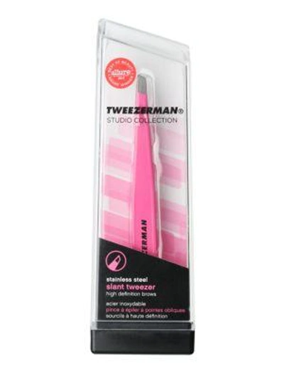 Shop Tweezerman Women's Slant Tweezer In Pink