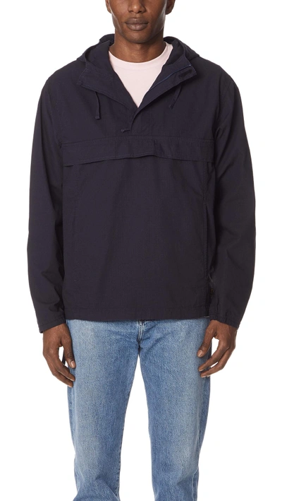 Vega Pullover Jacket In Dark Navy