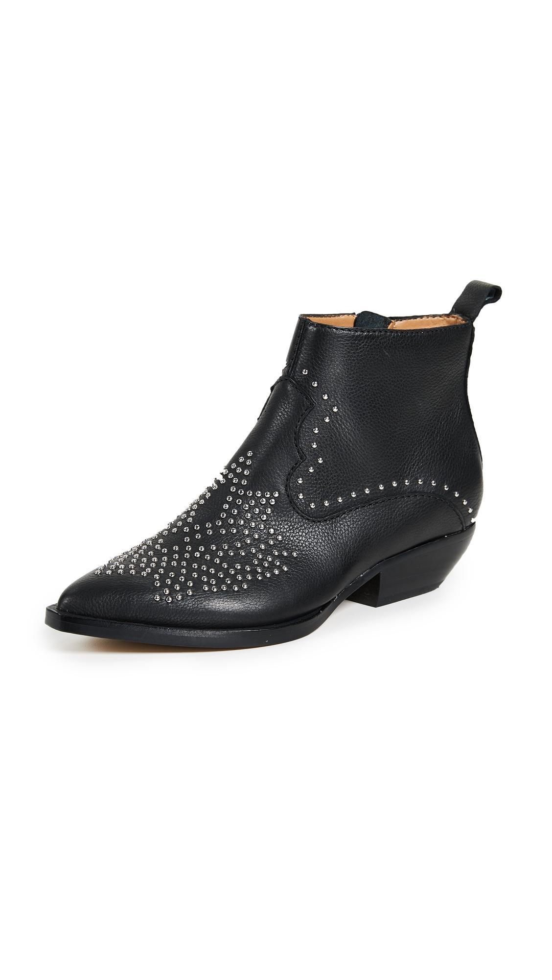 dolce vita uma studded leather bootie