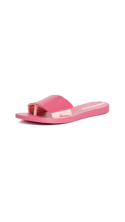 Shop Ipanema Livia Slides In Pink