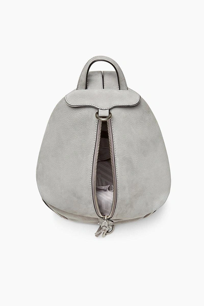 Shop Rebecca Minkoff Grey Nubuck Leather Julian Backpack |