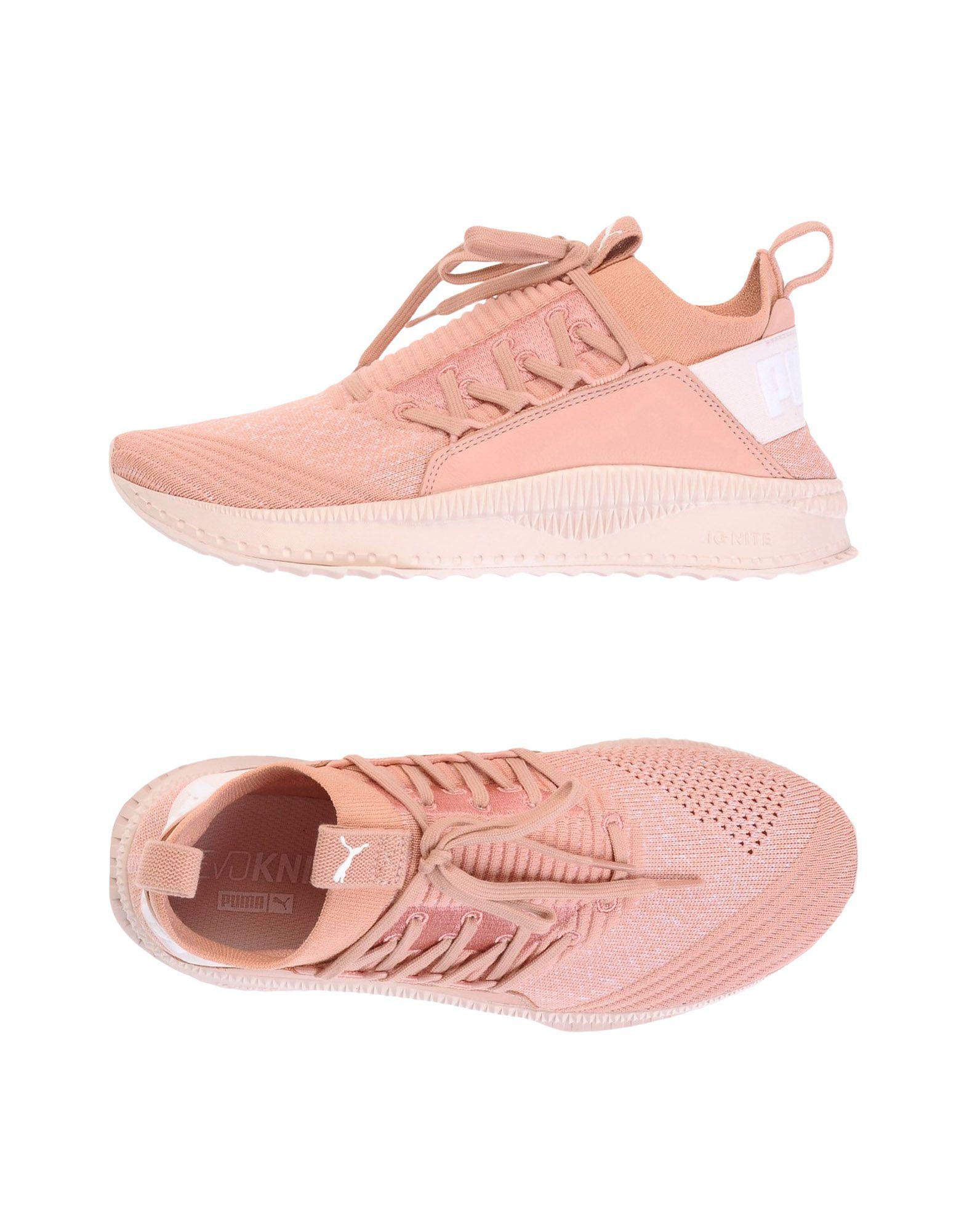 light pink puma sneakers