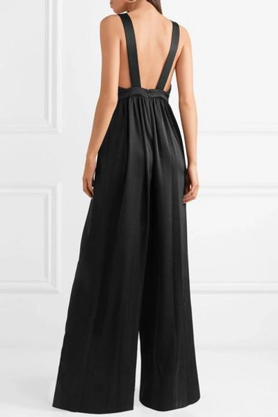 Shop Rachel Zoe Anouk Crepe Jumpsuit In Black