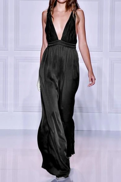 Shop Rachel Zoe Anouk Crepe Jumpsuit In Black