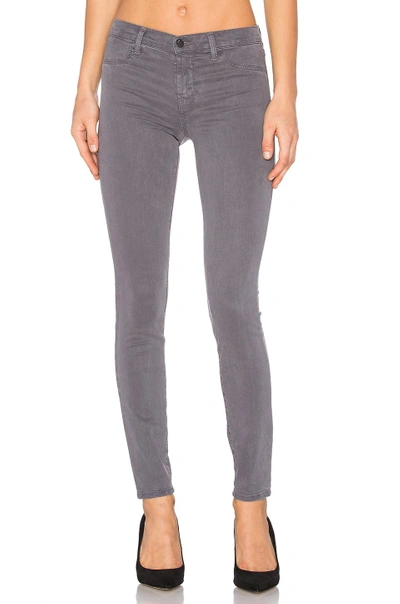 Shop J Brand Super Skinny Pant In Storm Grey