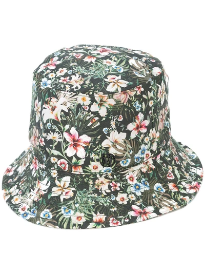 Shop Maison Michel Jason Floral Printed Bucket Hat