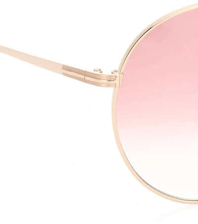 Shop Tom Ford Simone Aviator Sunglasses In Female