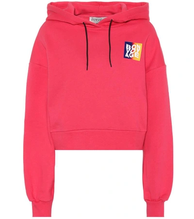 Shop Etre Cecile Cotton Hoodie In Pink