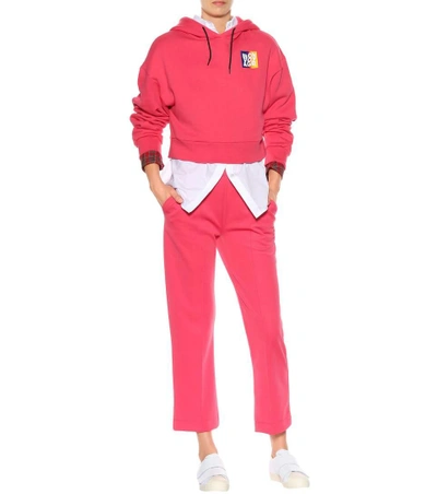 Shop Etre Cecile Cotton Hoodie In Pink