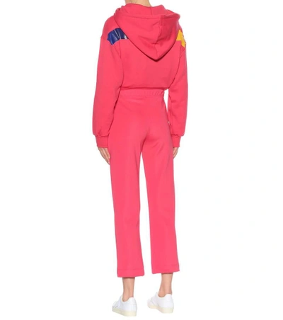 Shop Etre Cecile Cropped Trackpants In Pink