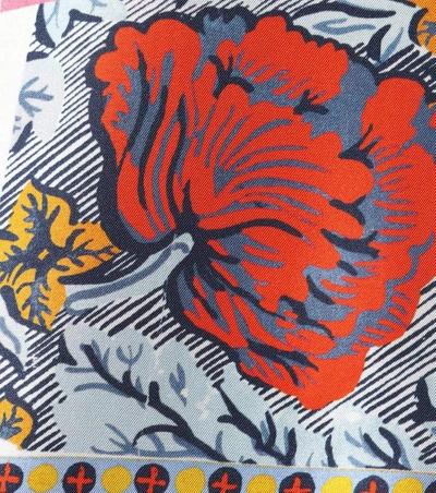 Shop Tory Burch Sienna Printed Silk Shirt In Multicoloured