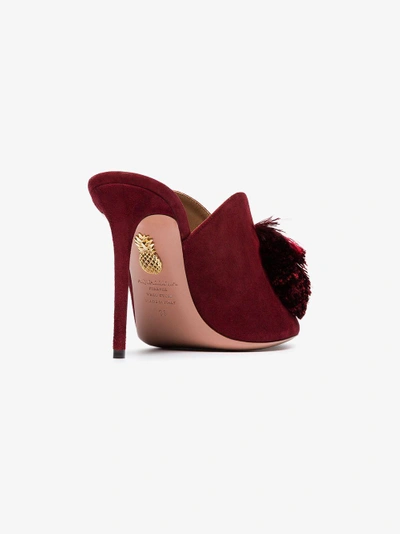 Aquazzura lotus deals blossom mules