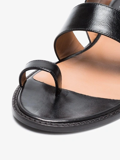 Shop Laurence Dacade Black Ruiz Leather Sandals