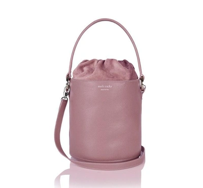 Shop Meli Melo Santina Mini Bucket Bag Mauve In Pink