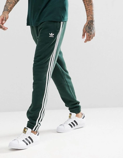Adidas Originals Adicolor 3-stripe Sweatpants In Green Cx1898 | ModeSens