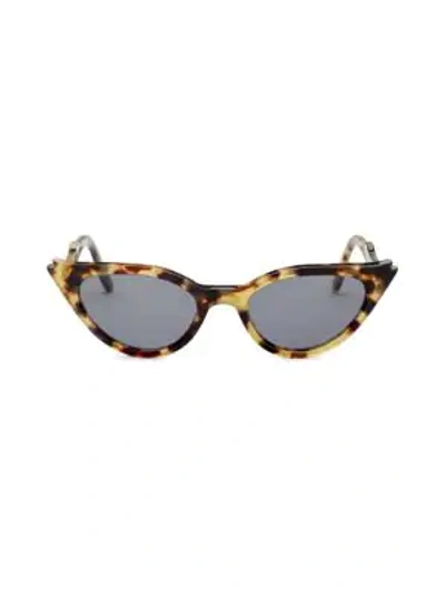 Shop Illesteva Isabella 52mm Cat Eye Sunglasses In Tortoise