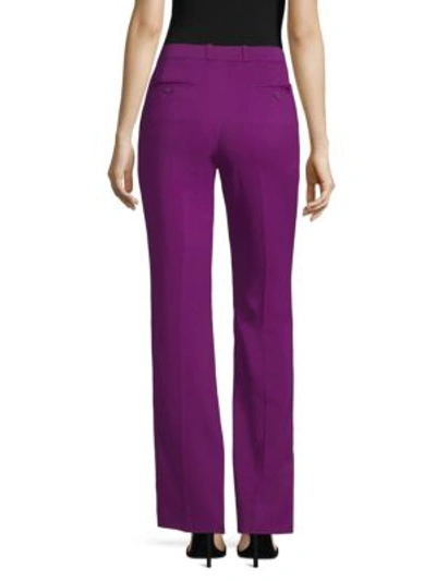 Shop Etro Straight-leg Pants In Purple