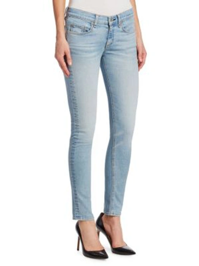 Shop Rag & Bone High-rise Ankle Skinny Jeans In Nelly