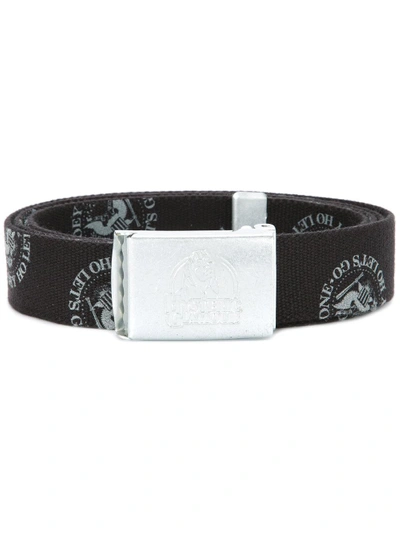 Shop Hysteric Glamour Hey Ho Let's Go Buckled Belt In Black