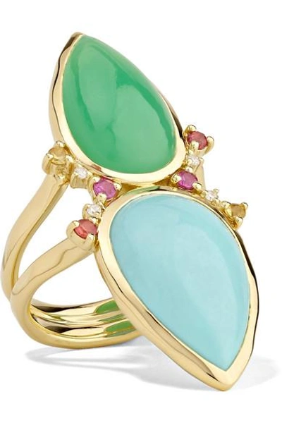 Shop Ippolita Prisma 18-karat Gold Multi-stone Ring