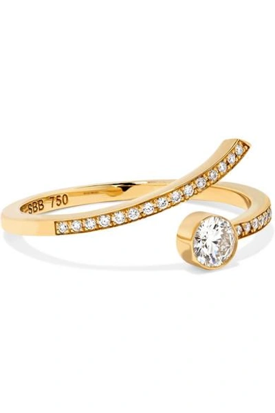 Shop Sophie Bille Brahe Amour 18-karat Gold Diamond Ring
