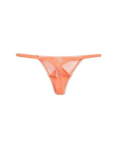 Shop La Perla Thongs In Orange