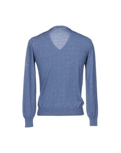 Gran Sasso Sweaters In Slate Blue