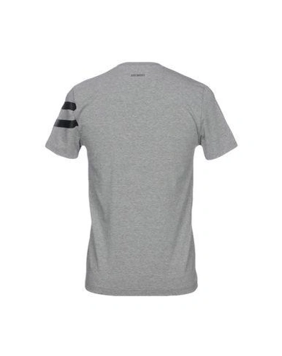 Shop Bikkembergs T-shirts In Grey