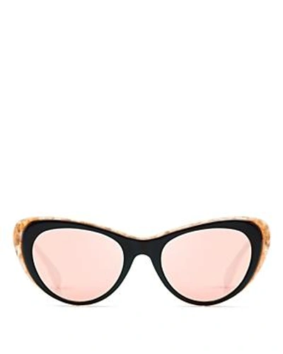 Shop Krewe Women's Irma Mystic Cat-eye Sunglasses, 51mm In Multi/rose